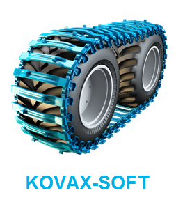 Łańcuchy kołogąsienicowe KOVAX-SOFT 